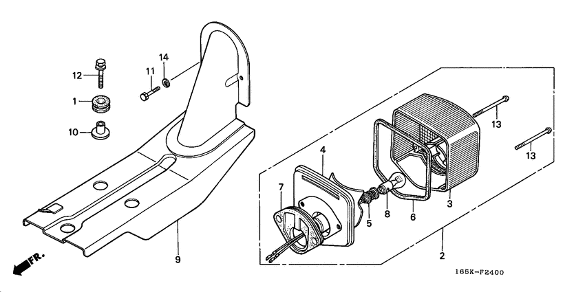 Taillight unit ass`y