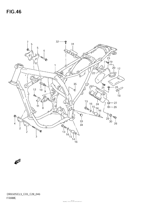 Frame (Dr650Sel3 E33)