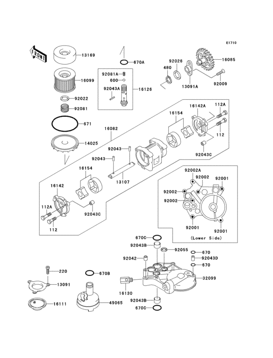 Oil pump/oil filter(1/2)