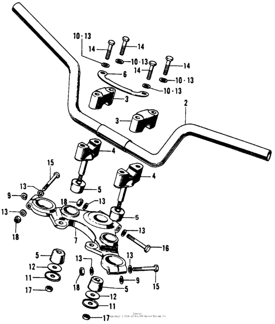 Handlebar + top bridge