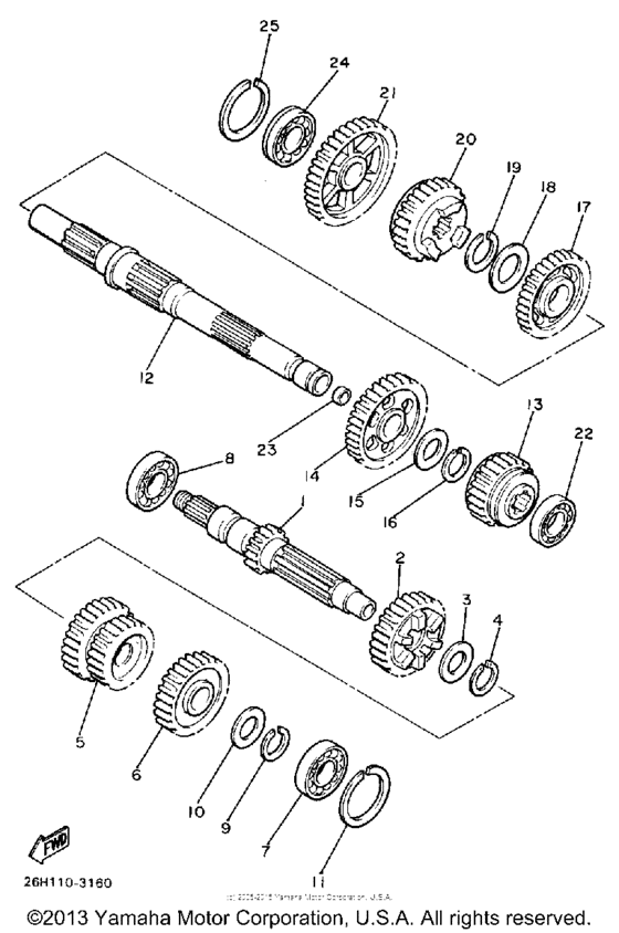 XVZ13DSC Трансмиссия