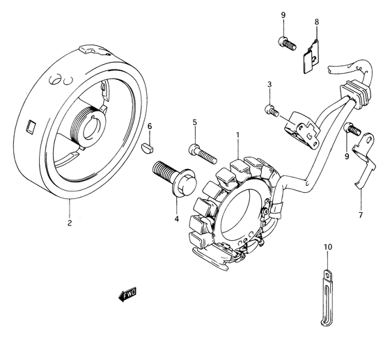 DR650 Зажигание