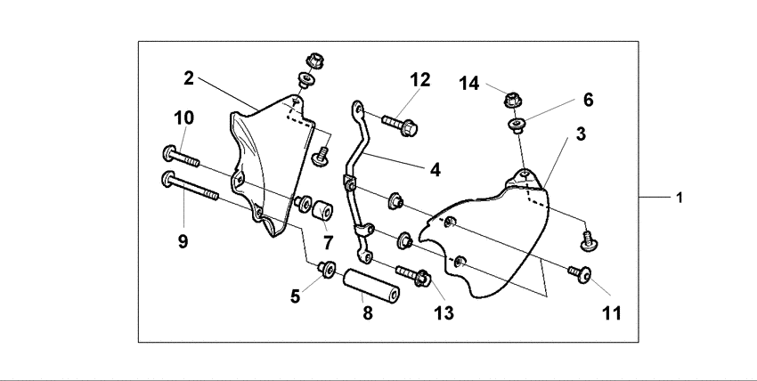 Wind lower shield