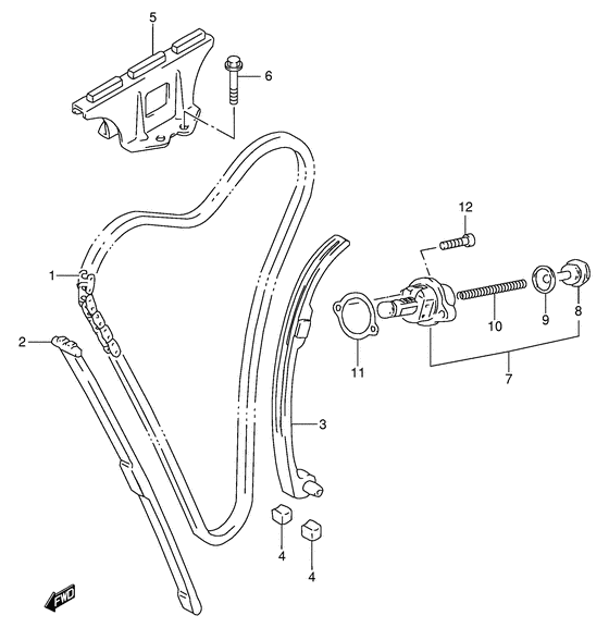 GSX600 Держатель направляющей