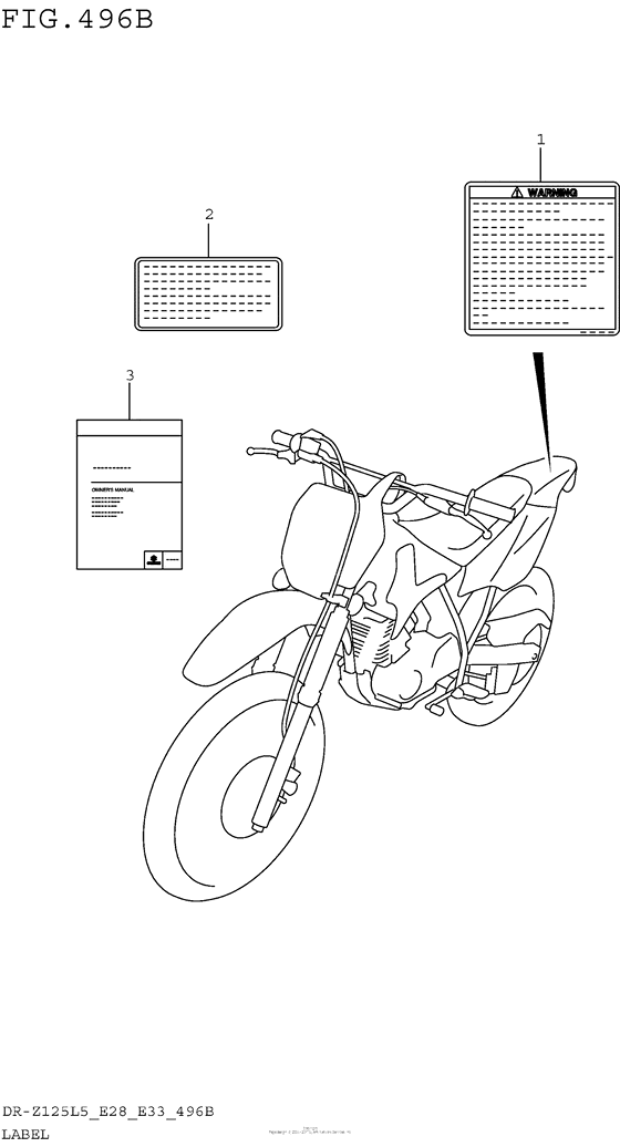 Label (Dr-Z125L5 E33)