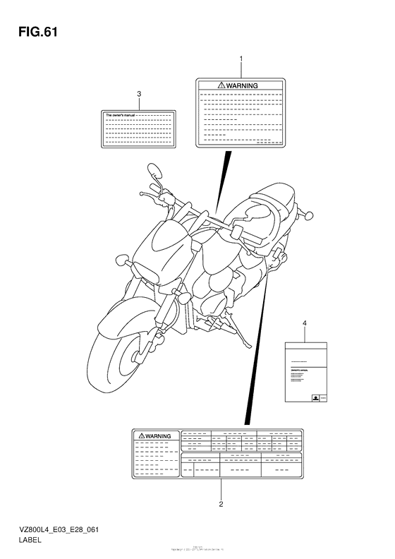VZ800 Label (Vz800L4 E03)