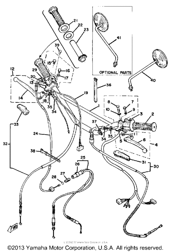Handle wire