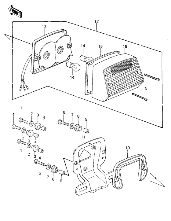 Taillight unit ass`y