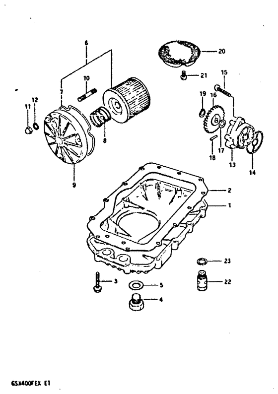 Oil pump - oil filter