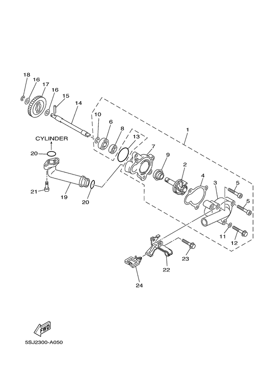 YP250 Водяной насос