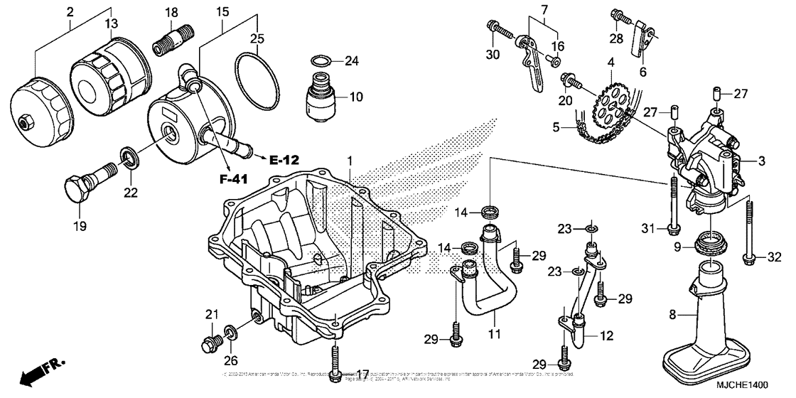 Oil Pan + Oil Pump
