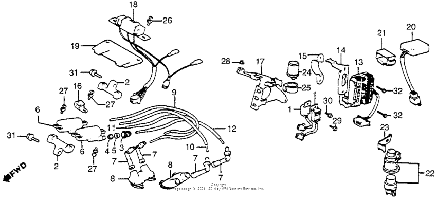 Ignition coil + rectifier