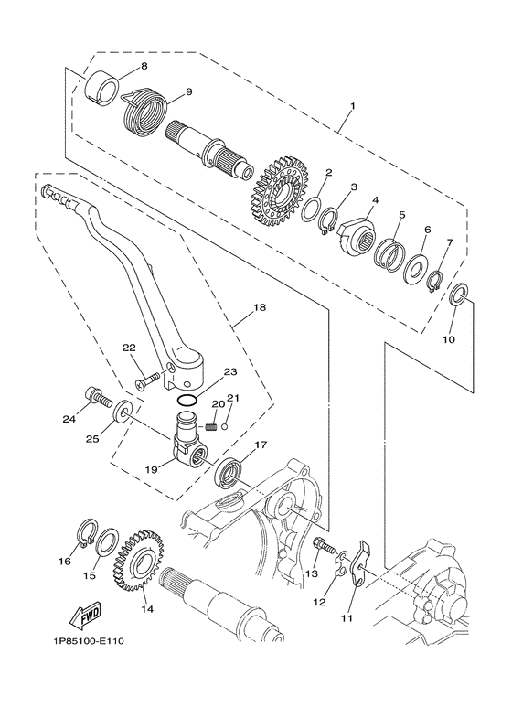 YZ250 Стартер