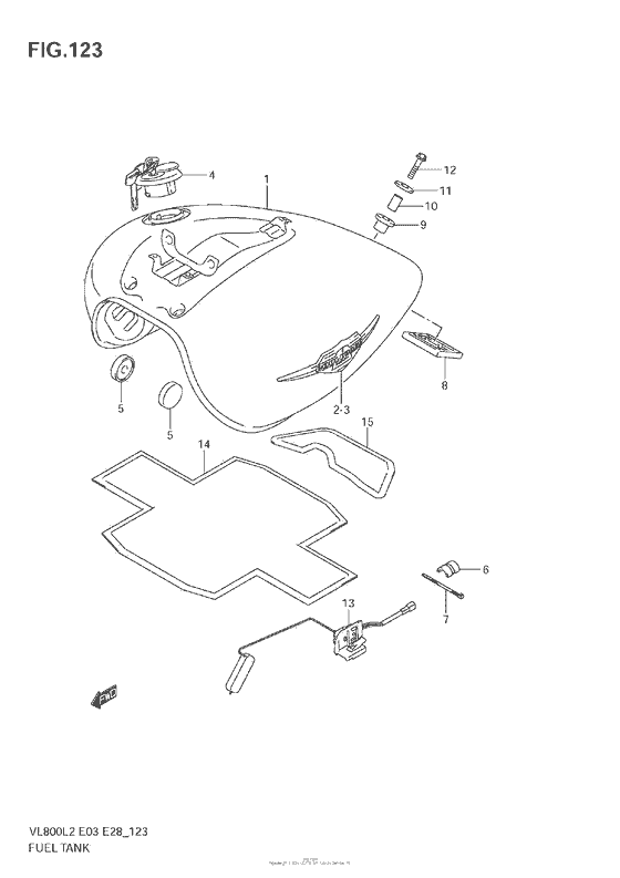 VZ800 Fuel Tank (Vl800C  E28)