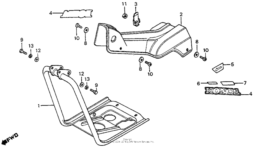 Main pipe cover + crankcaseprotector