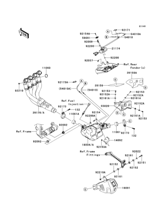 ZX1000 Глушитель