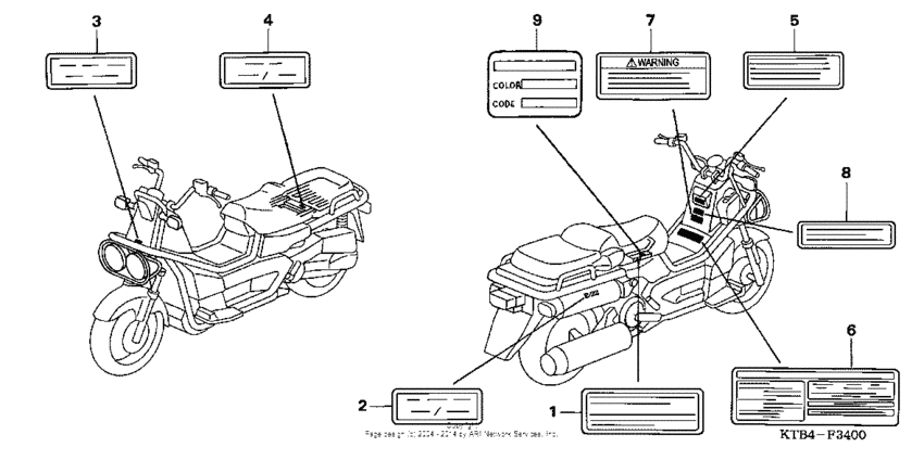 PS250 Лейбл предостережения
