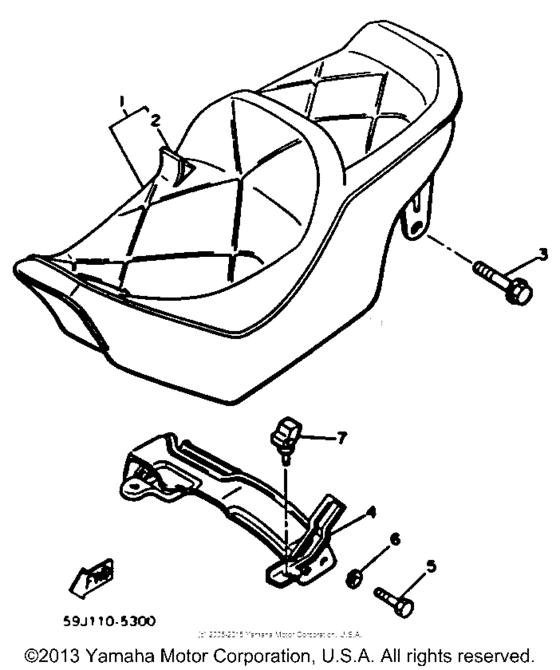 XVZ12DN Сиденье