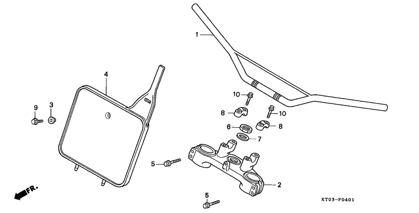 Handle pipe/top bridge