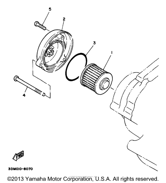 XV250 Масляный фильтр