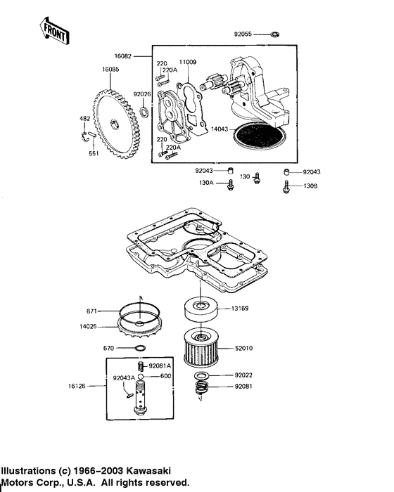  Насос масляный  / фильтр масляный