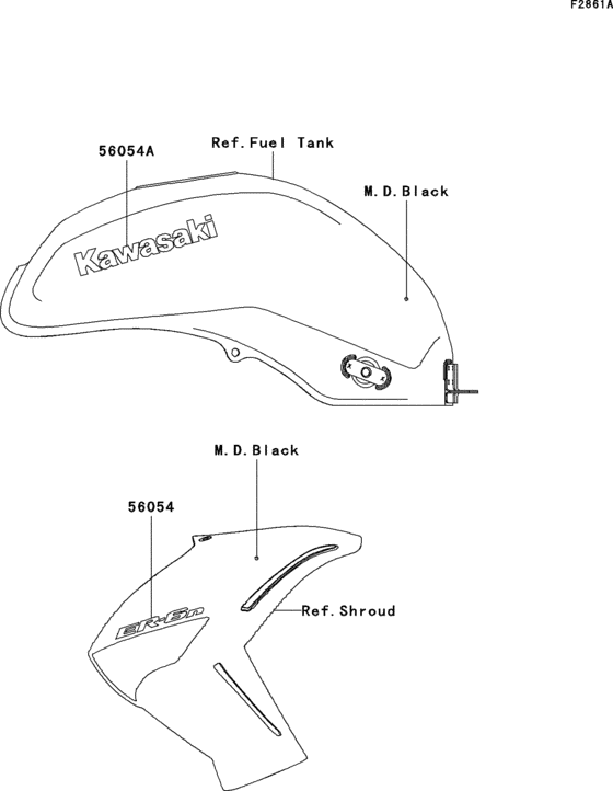 ER650 Decals(m.d.black)(c9f)