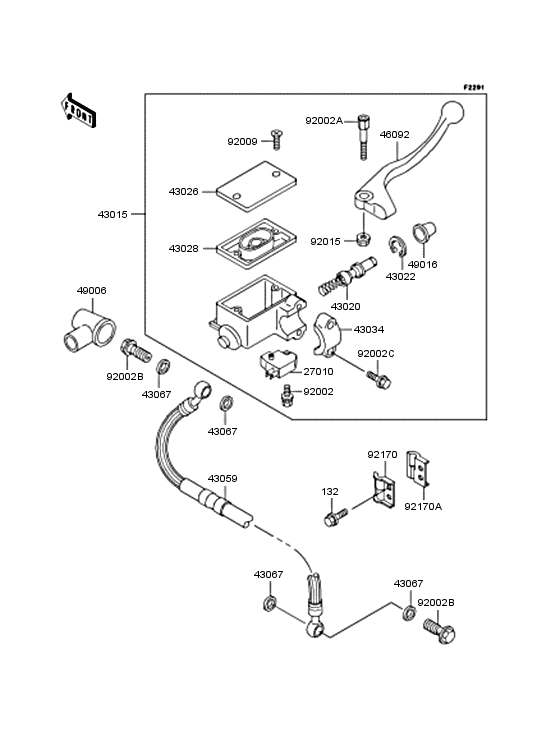  Главный тормозной цилиндр