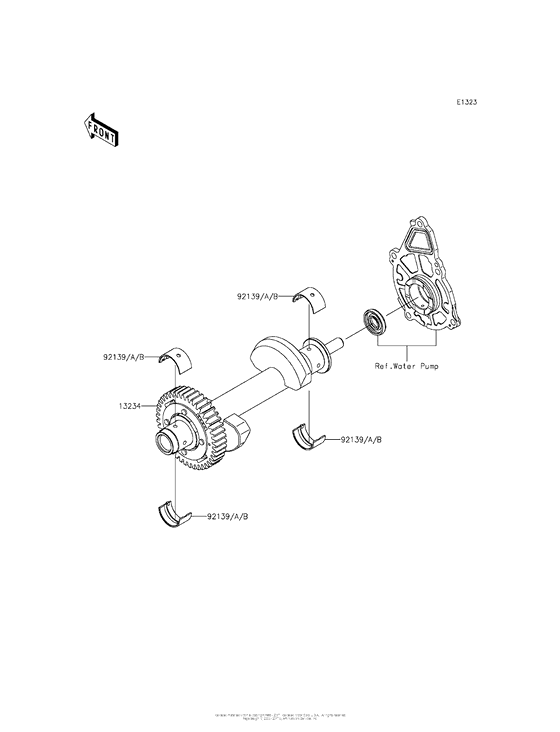 KLE650 Валансирный вал