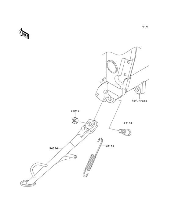 EX300 Подножка