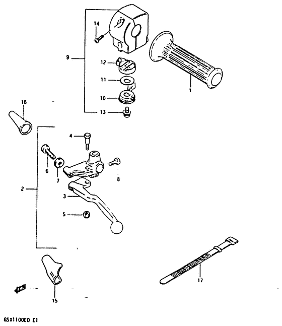 Left handle switch