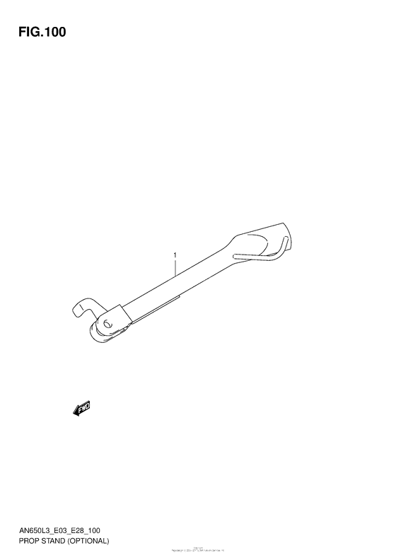 AN650 Prop Stand (Optional)