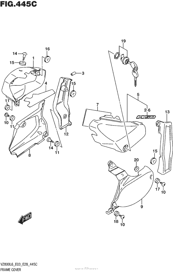Frame Cover (Vz800L6 E33)