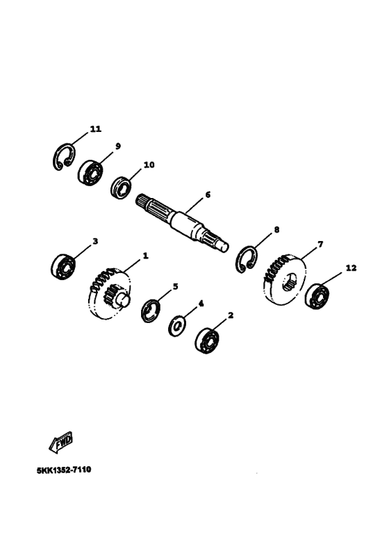 YN100 Трансмиссия