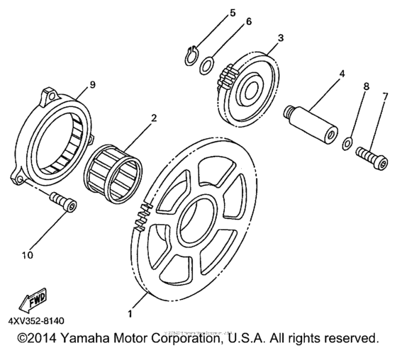 YZF-R1 Стартер