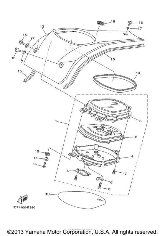 XV1900CT Приборы
