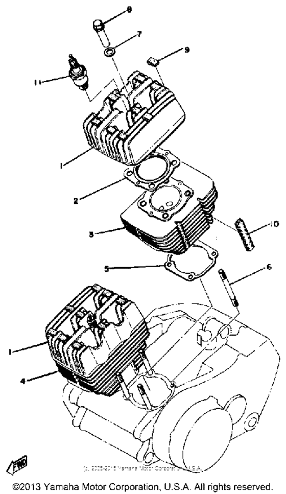 Cylinder head - cylinder