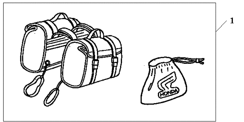  Nylon saddlebag