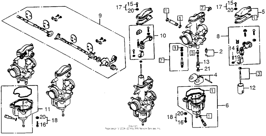 Carburetor components 77