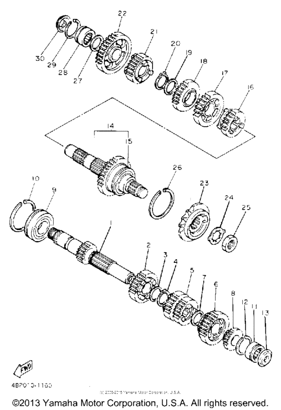 XJ600SE Трансмиссия
