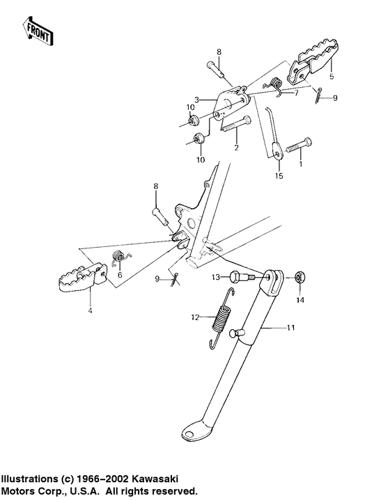 Footrests/stand