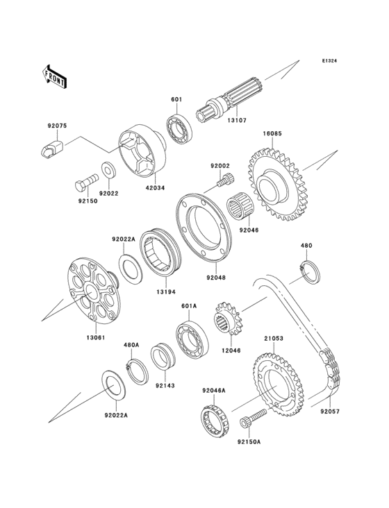 Generator shaft