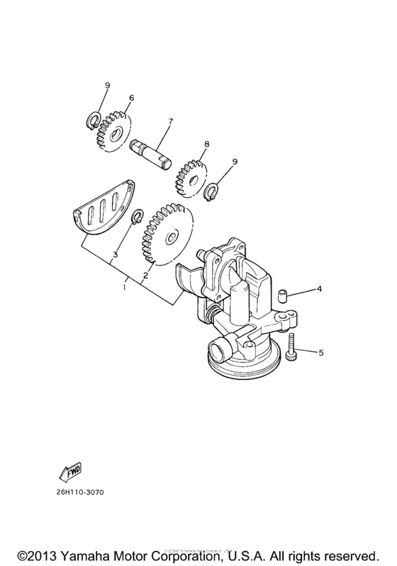 XVZ13AM Масляный насос