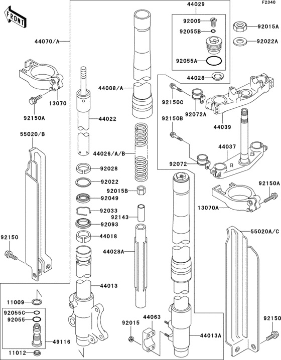 Front fork(1/2)