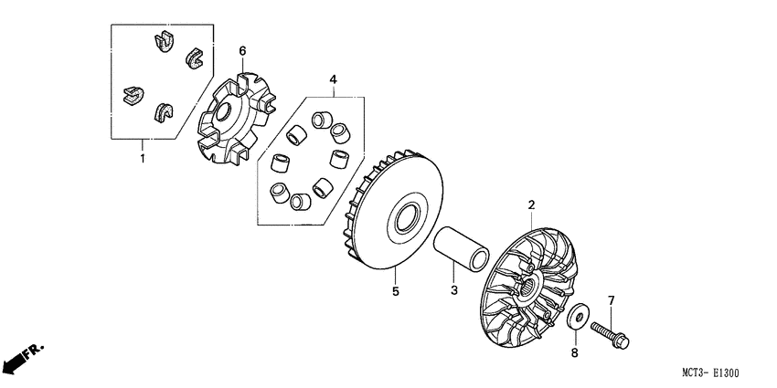 FJS600 Вариатор