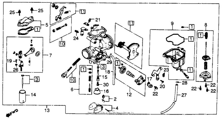 Xl500s carburetor 79-81