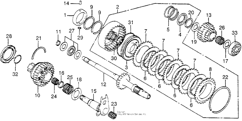 Low clutch + mainshaft