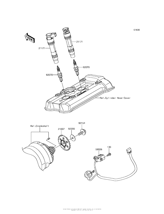 ER650 Система зажигания