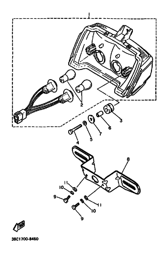 Taillight unit ass`y