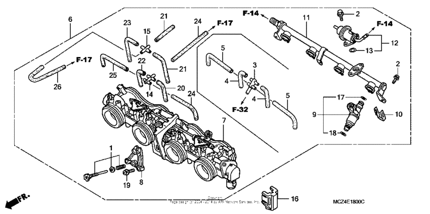 Throttle body (assy.)