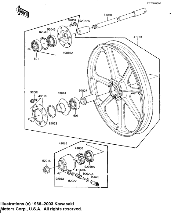 Front wheel/hub